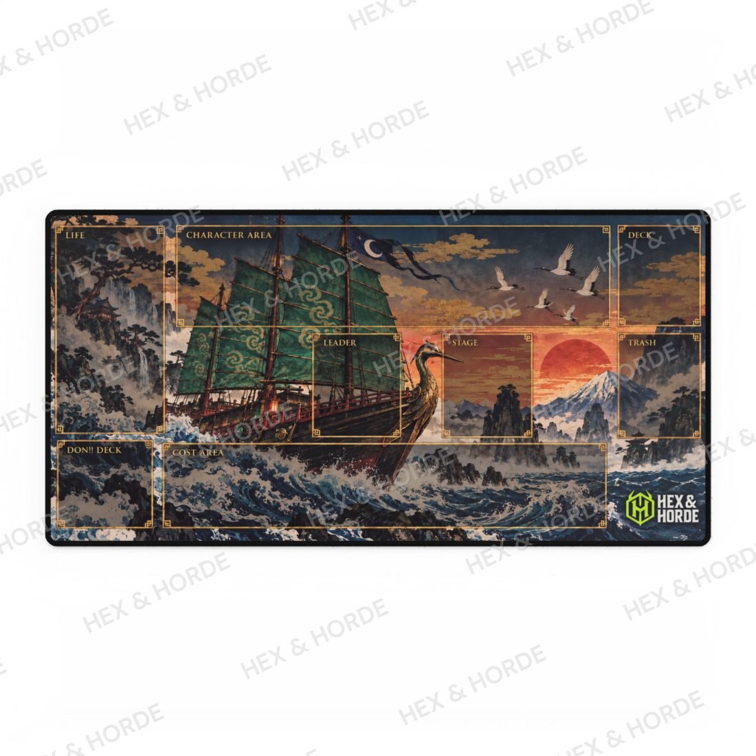 Jade Voyager One Piece playmat, Large size
