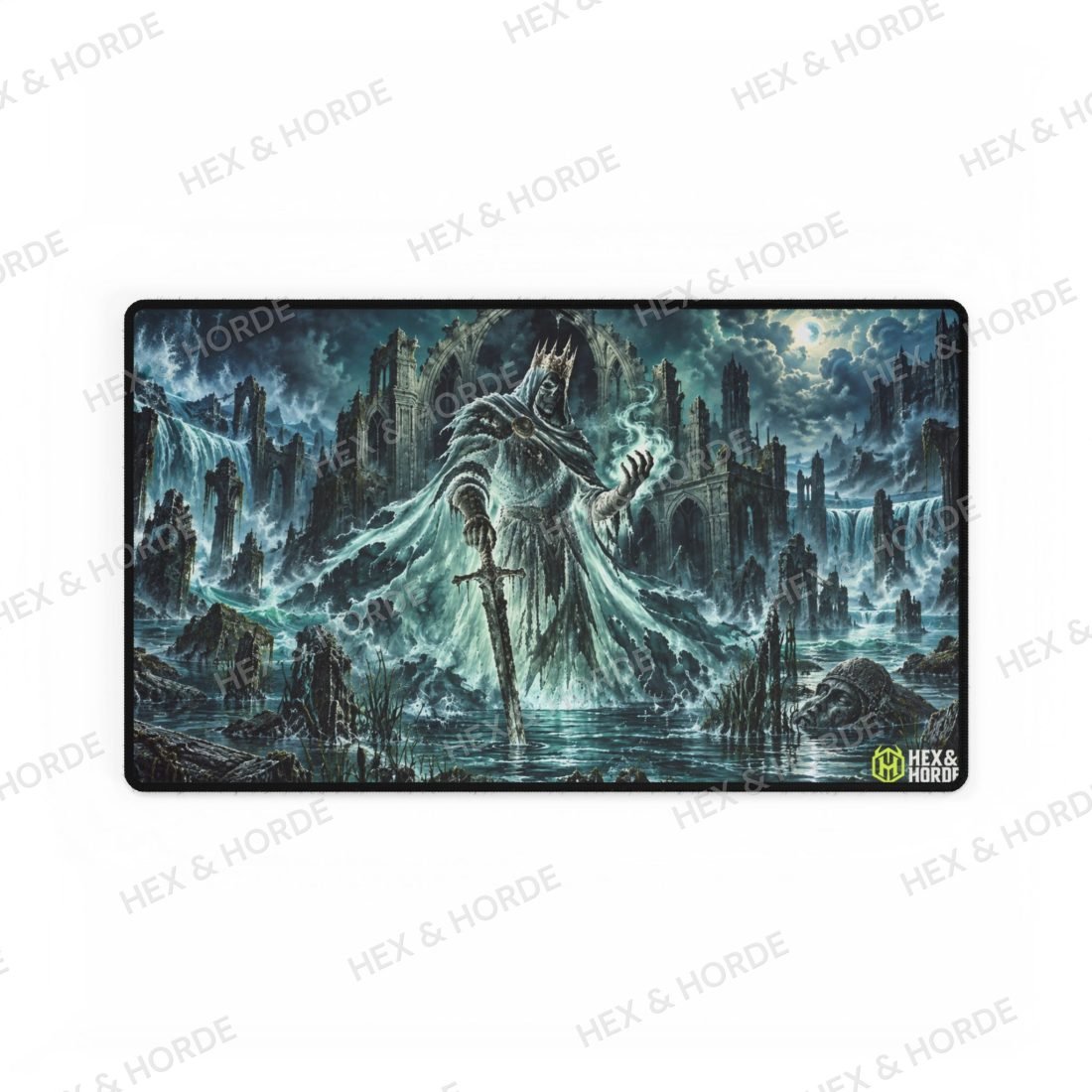Drowned King gaming mat, Standard size
