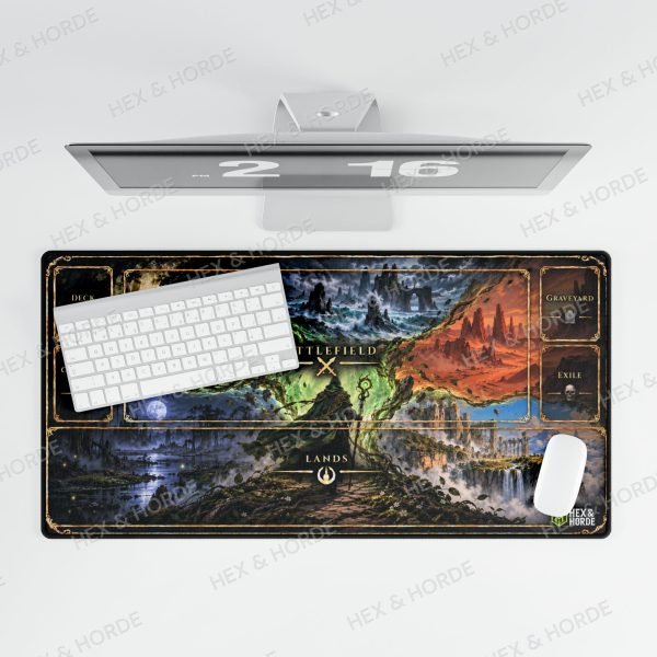 Green Mana Wilds MTG playmat, Large size