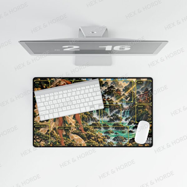 Jade Cascade One Piece playmat, Standard size