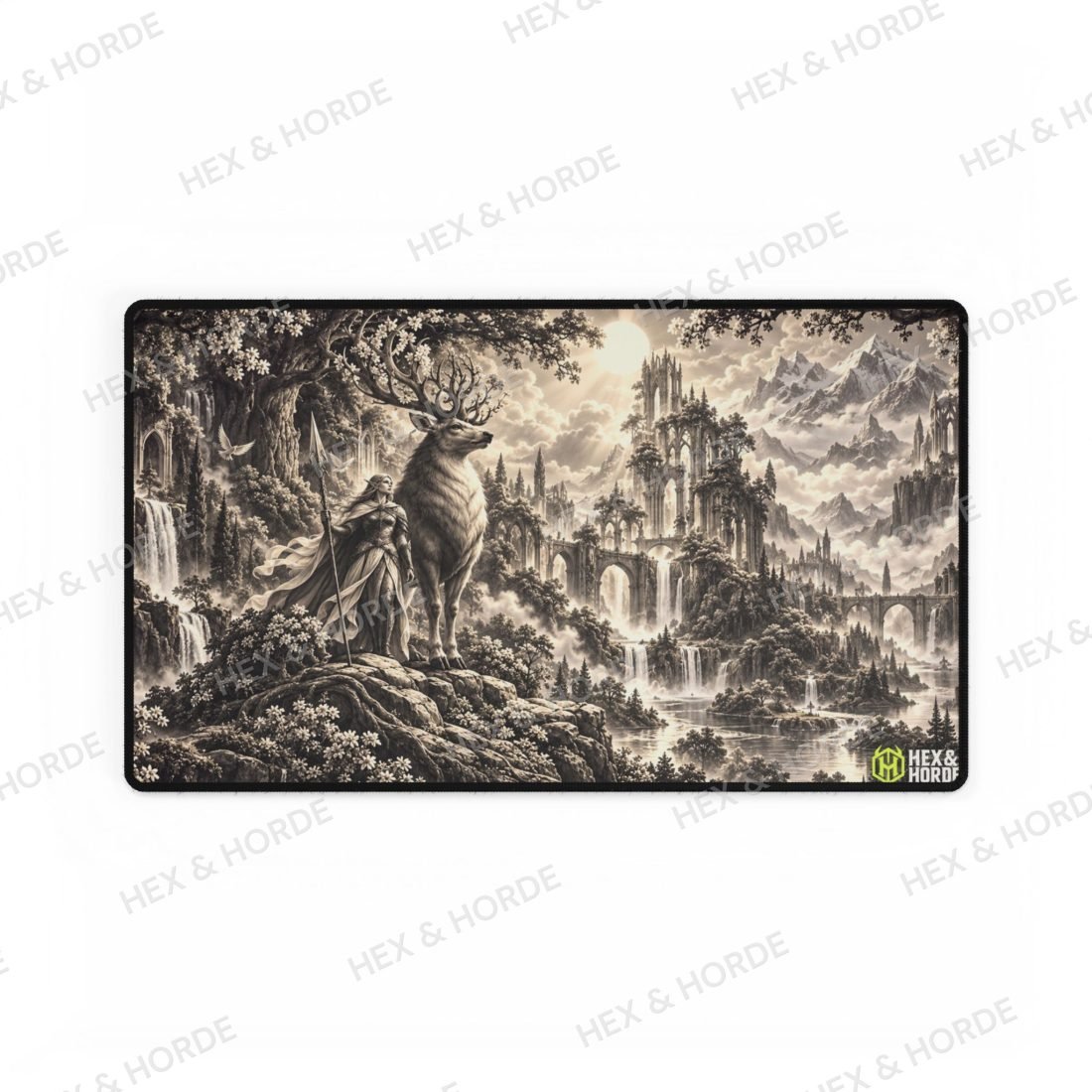 Sanctuary at Dawn gaming mat, Standard size